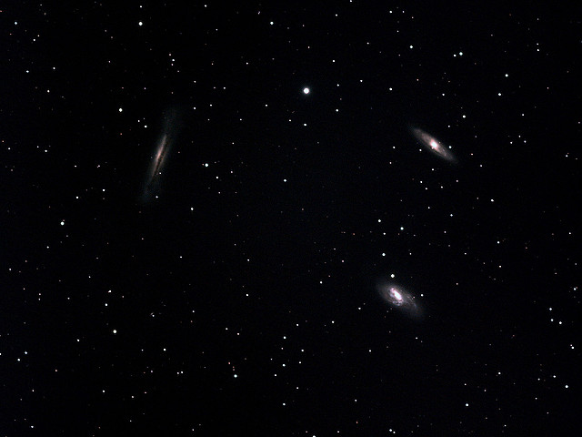Triplet du Lion (M65, M66, NGC3628)