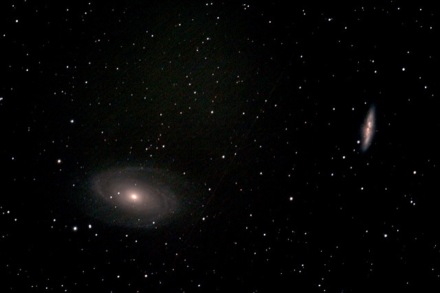 Galaxies dans la Grande Ourse (M81, M82)