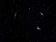 Triplet du Lion (M65, M66, NGC3628)