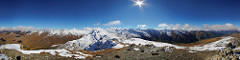 Panorama depuis le Pic de Chateau Renard (2990m)