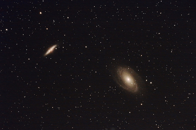 Galaxies dans la Grande Ourse (M81, M82)