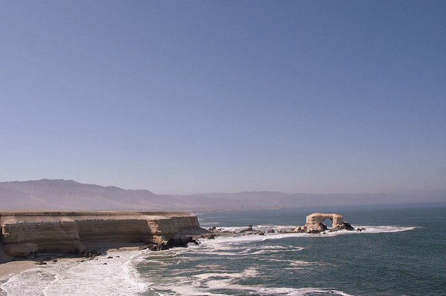 Le Pacifique à Antofagasta : la Portada