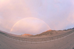 L'arc en ciel du désert