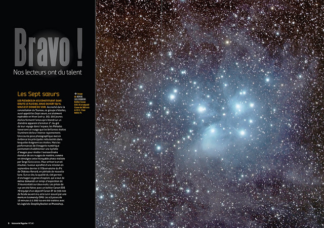 Double page, Astronomie Magazine