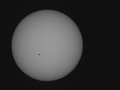 Transit de la Station spatiale devant le Soleil